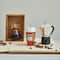 Hello Honey® 4.5" Glass Coffee To Go Cup Glitter Ornament